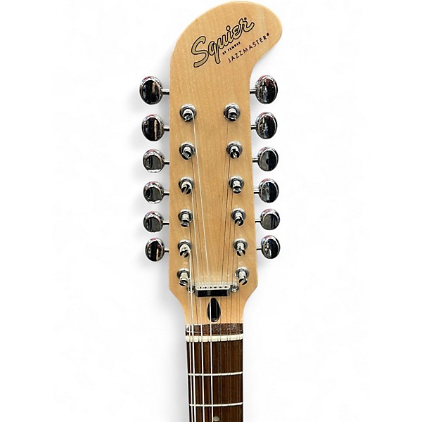 Used Squier Paranormal Jazzmaster XII Olympic White Solid Body Electric Guitar