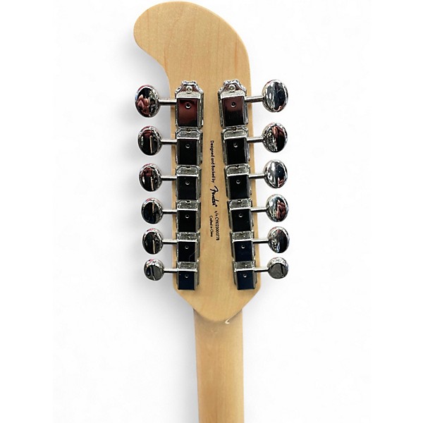 Used Squier Paranormal Jazzmaster XII Olympic White Solid Body Electric Guitar