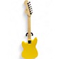 Used Squier Sonic Mustang Laurel Fingerboard Graffiti Yellow Solid Body Electric Guitar