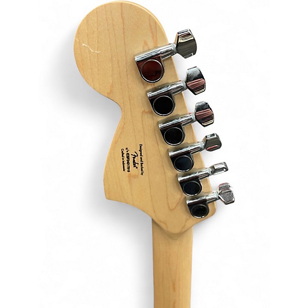 Used Squier Sonic Mustang Laurel Fingerboard Graffiti Yellow Solid Body Electric Guitar