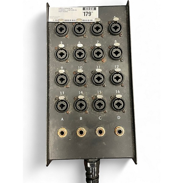 Used Livewire 16 Channel/ 4 Return 50 feet Snake