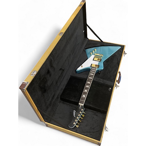 Used Cozart EXPLORER Pelham Blue Solid Body Electric Guitar