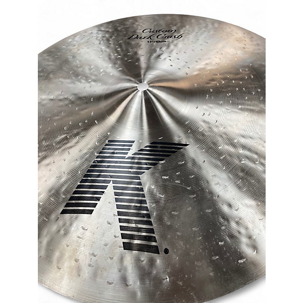Used Zildjian 17in K Custom Dark Crash Cymbal