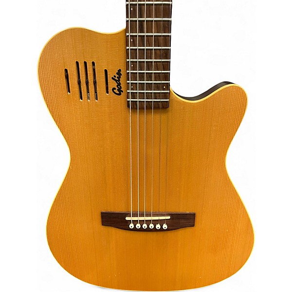 Used Godin A6 Natural Acoustic Electric Guitar