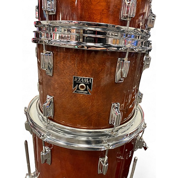 Used TAMA 4 Piece Superstar Mahogany Gloss Drum Kit