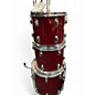 Used 1990s Ludwig 4 Piece Rocker Red Drum Kit