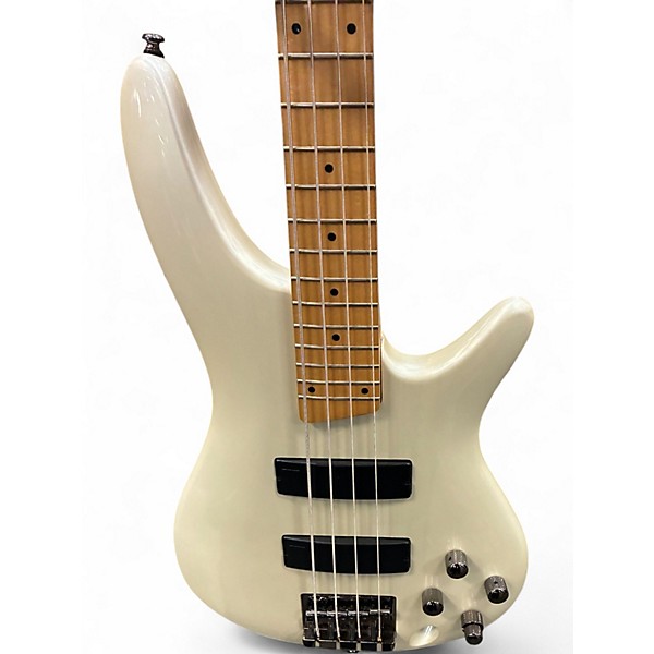 Used Ibanez SR300 White Electric Bass Guitar