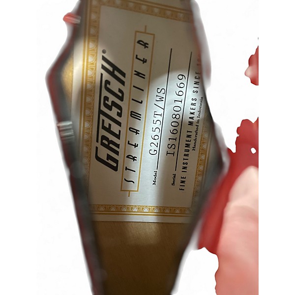 Used Gretsch Guitars G2655T/WS Red Hollow Body Electric Guitar