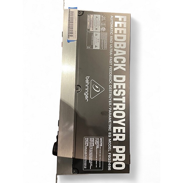 Used Behringer Feedback Destroyer Pro FBQ2496 Feedback Suppressor