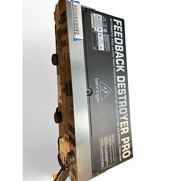 Used Behringer Feedback Destroyer Pro FBQ2496 Feedback Suppressor