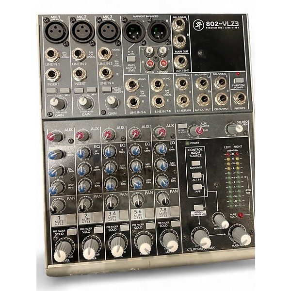 Used Mackie 802-VLZ3 Powered Mixer