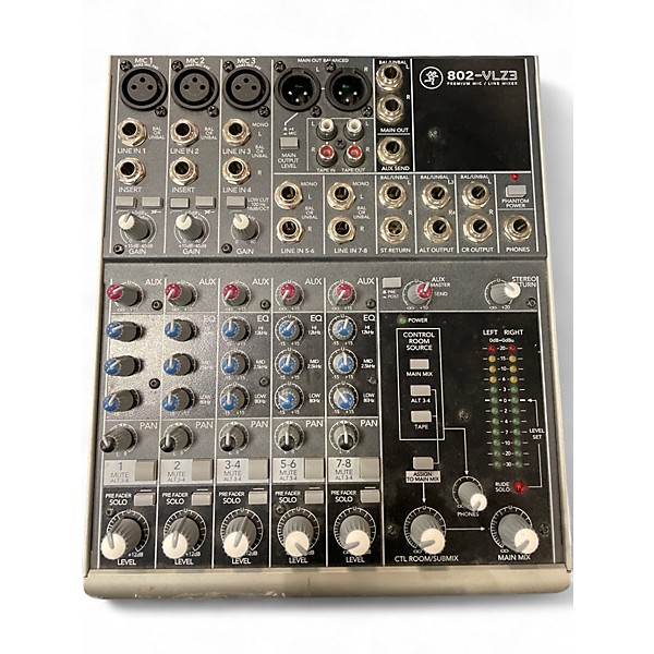 Used Mackie 802-VLZ3 Powered Mixer
