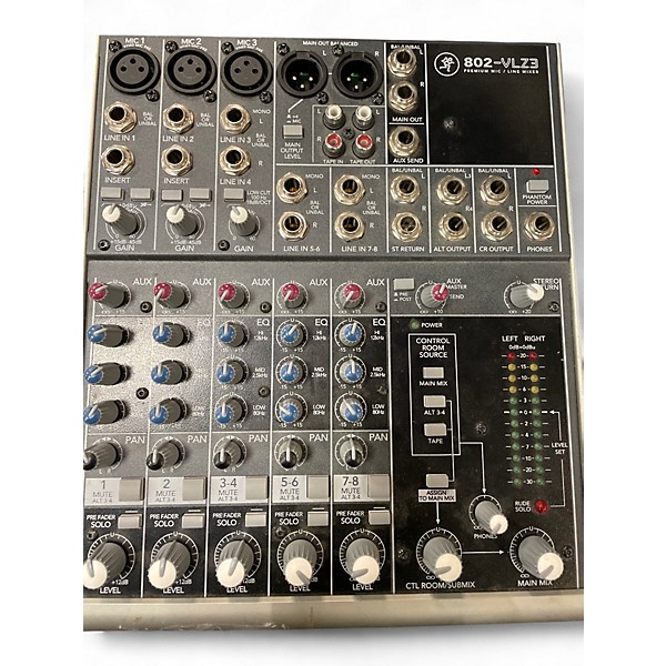 Used Mackie 802-VLZ3 Powered Mixer