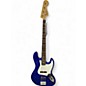 Used Squier Affinity Jazz Bass Metallic Blue Electric Bass Guitar thumbnail