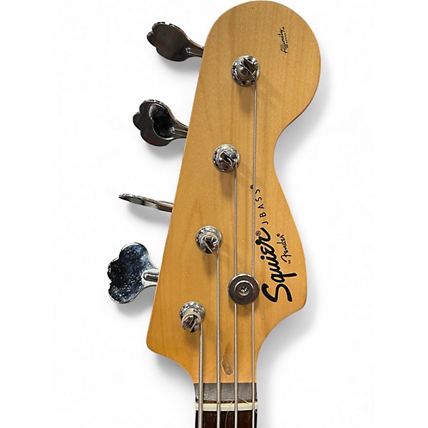 Used Squier Affinity Jazz Bass Metallic Blue Electric Bass Guitar