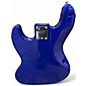 Used Squier Affinity Jazz Bass Metallic Blue Electric Bass Guitar