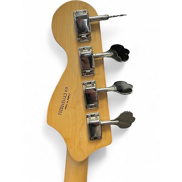 Used Squier Affinity Jazz Bass Metallic Blue Electric Bass Guitar