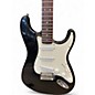 Used Squier Standard Stratocaster Black and White Solid Body Electric Guitar