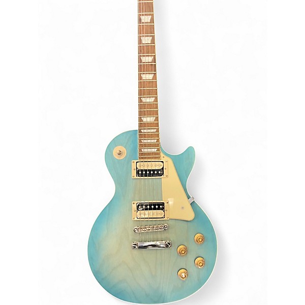 Used Epiphone Les Paul Traditional Pro IV Blue Solid Body Electric Guitar