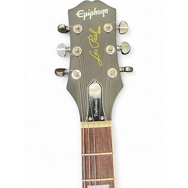 Used Epiphone Les Paul Traditional Pro IV Blue Solid Body Electric Guitar