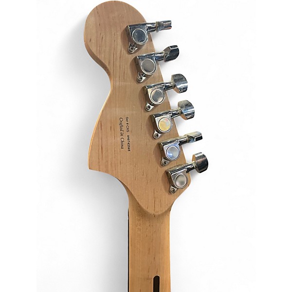 Used Starcaster by Fender Stratocaster Silverburst Solid Body Electric Guitar