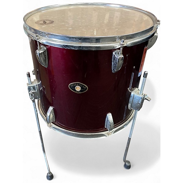 Used TAMA 4 Piece STAGESTAR Candy Apple Red Drum Kit