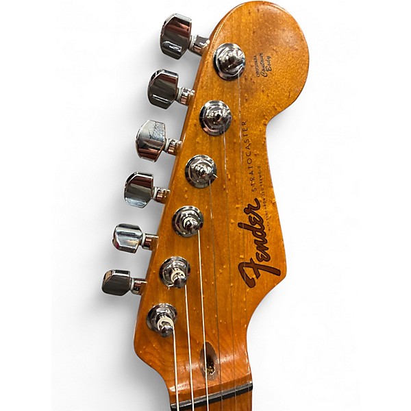 Used Fender AMERICAN PERFORMER MOD STRAT AUBERGINE Solid Body Electric Guitar
