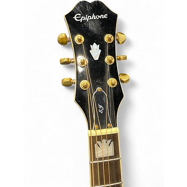 Used Epiphone EJ200SCE Vintage Sunburst Acoustic Electric Guitar