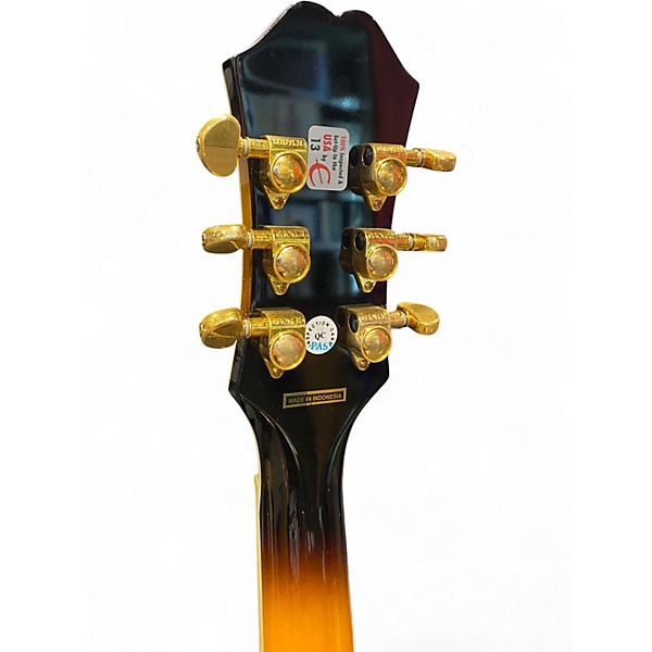 Used Epiphone EJ200SCE Vintage Sunburst Acoustic Electric Guitar