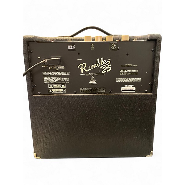 Used Fender Rumble 25 25W 1x8 Bass Combo Amp