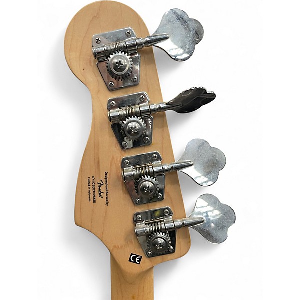 Used Squier Precision Bass Gray Electric Bass Guitar