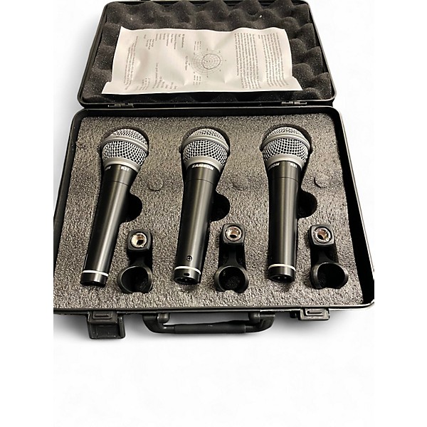 Used Samson R21 3 PACK Dynamic Microphone