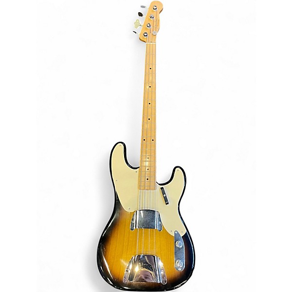 Used 2005 Fender Custom Shop 1955 Precision Bass 2 Color Sunburst Electric Bass Guitar
