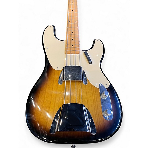 Used 2005 Fender Custom Shop 1955 Precision Bass 2 Color Sunburst Electric Bass Guitar