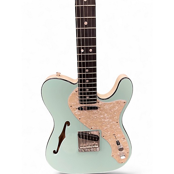 Used 2019 Fender FSR THINLINE TWO TONE TELECASTER Seafoam Green Solid Body Electric Guitar