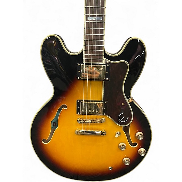 Used Epiphone Sheraton II PRO Vintage Sunburst Hollow Body Electric Guitar