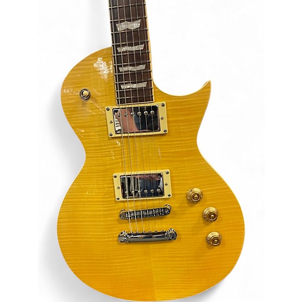 Used ESP LTD EC256FM Yellow Solid Body Electric Guitar