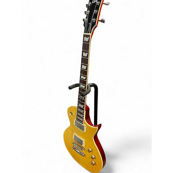 Used ESP LTD EC256FM Yellow Solid Body Electric Guitar
