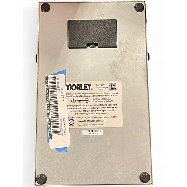 Used Morley Cliff Burton Power Fuzz Wah Effect Pedal