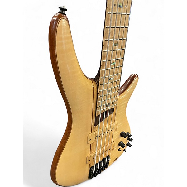 Used Ibanez SR5FMDX2 Natural Electric Bass Guitar