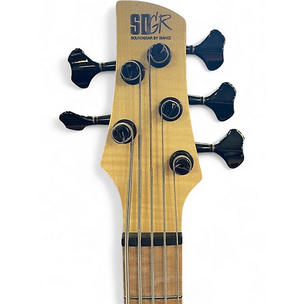 Used Ibanez SR5FMDX2 Natural Electric Bass Guitar