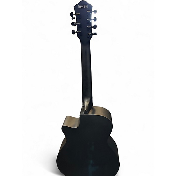 Used Ibanez AEG721-BOT BLACKOUT Acoustic Electric Guitar