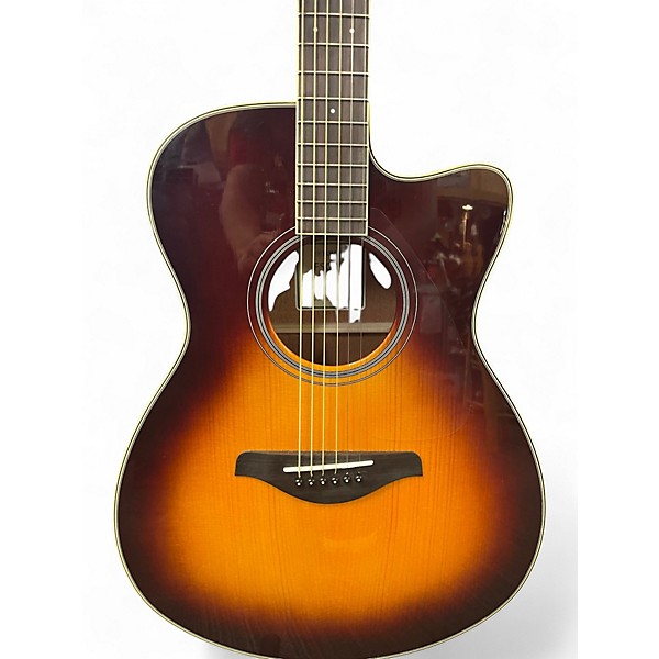 Used Yamaha FSC-TA Natural Acoustic Electric Guitar