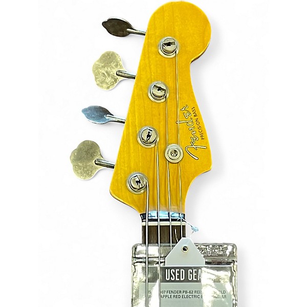 Used 2007 Fender PB-62 REISSUE CIJ OLD CANDY APPLE RED Electric Bass Guitar