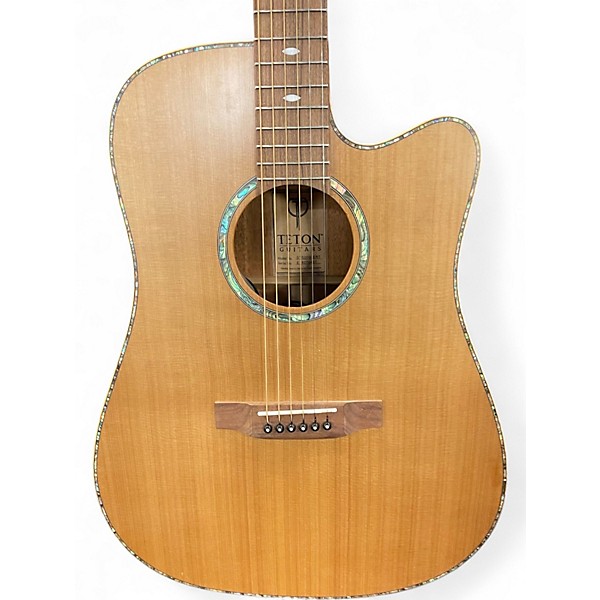Used Teton STS205CENT Natural Acoustic Electric Guitar