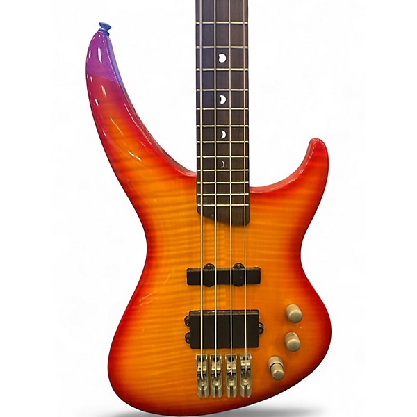 Used Luna andromeda orange Electric Bass Guitar
