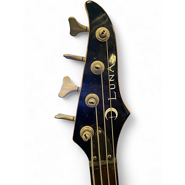 Used Luna andromeda orange Electric Bass Guitar
