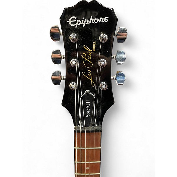 Used Epiphone Les Paul Special II Ebony Solid Body Electric Guitar