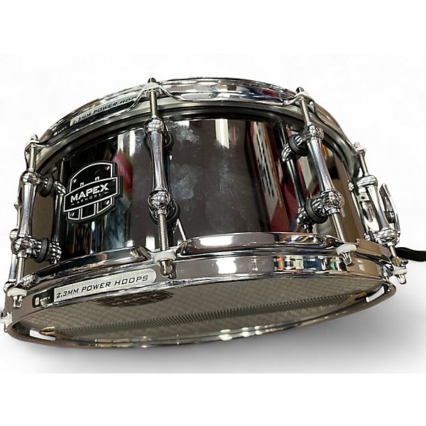 Used Mapex 14in TOMAHAWK Black Chrome Drum