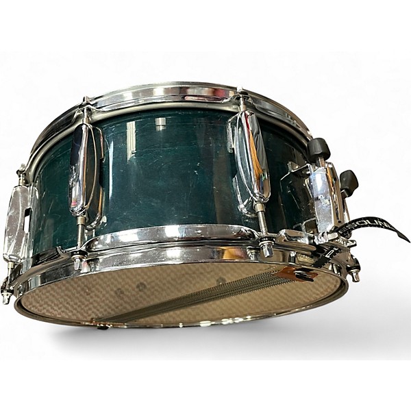 Used TAMA 6X14 Rockstar Series Snare TEAL Drum